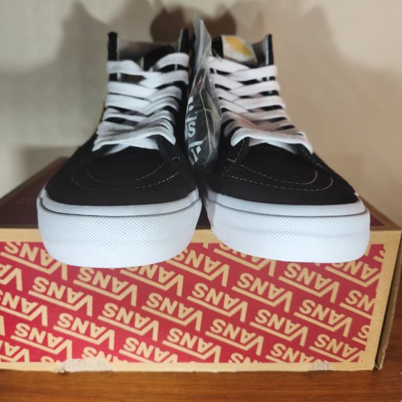 NWT VANS Professional BMX Sk8-Hi Suede/ Canvas Black/ Gray/ Gold Men (8.0) - Picture 5 of 16